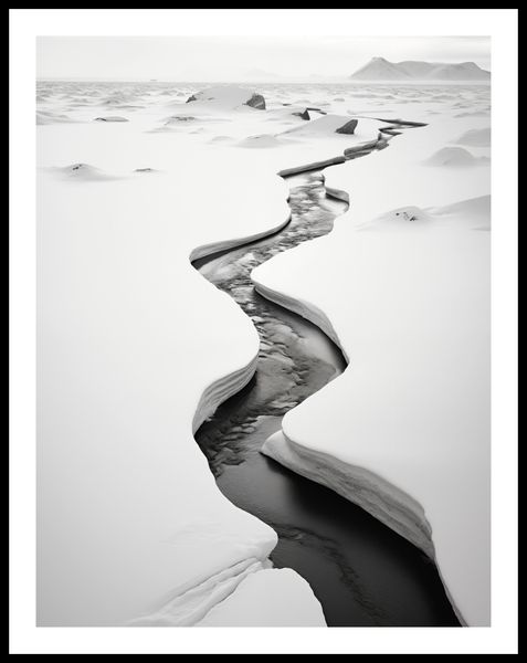 Plakat 50x65cm Szczeliny Mrozu zdjęcie 3