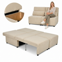 Kanapa 2 os sofa rozkładana spania pojemnik beżowy hunter wygodna Kimo