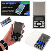 WAGA JUBILERSKA ELEKTRONICZNA 200g/0,01g NA BATERIE PRECYZYJNA KIESZON