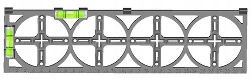 WZORNIK SZABLON DO WYMIAROWANIA OTWORÓW PUSZEK ELEKTRYCZNYCH ZESTAW na Arena.pl
