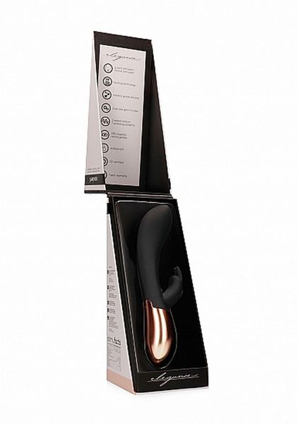 Heating Rabbit Vibrator - Opulent - Black zdjęcie 11