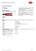 kompaktowe szczypce tnące przegubowe cobolt 200mm - kn 71 32 200