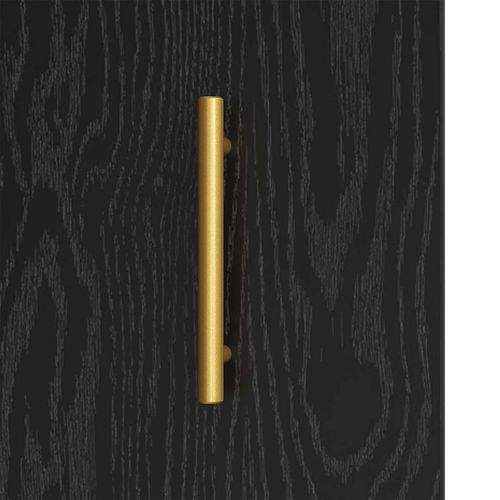 Bufet Czarny dąb 34 x 34.5 x 90 cm Materiał drewnopochodny na Arena.pl