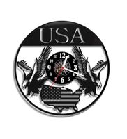 Zegar ścienny z płyty winylowej USA 2.3