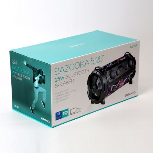 GŁOŚNIK BEZPRZEWODOWY BAZOOKA 16W BLUETOOTH V4.2 na Arena.pl