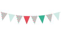 Girlanda Merry Xmas - Flagietki, 1,3m