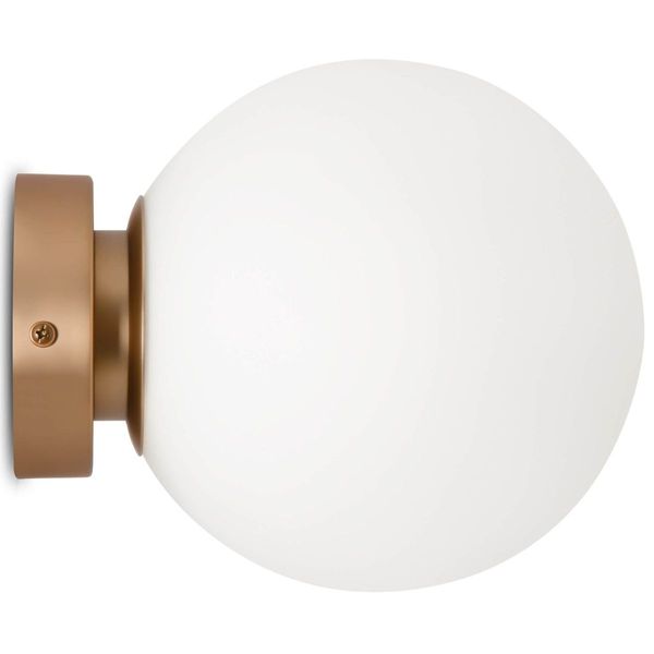 Kinkiet Basic Form MOD321WL-01G3 okrągły nad lustro biały zdjęcie 1