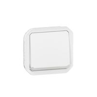 Nowe Plexo - Łącznik schodowy ze wskaźnikiem, mechanizm 10AX-250V~ - biały - Legrand 069612L