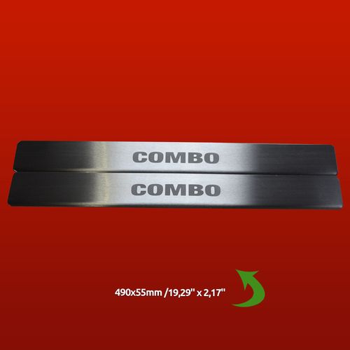 Listwa progowa OPEL/VAUXHALL COMBO C Stal nierdzewna 304 mat 2szt na Arena.pl