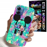 ETUI CASE DO MOTOROLA MOTO G14 - MYSZKA MINNIE DAMSKIE WZORY PLECKI
