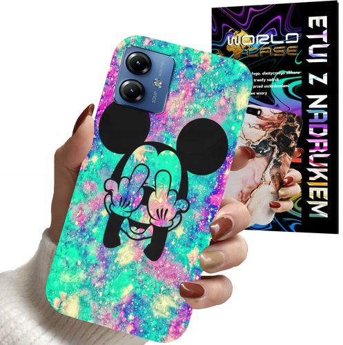 ETUI CASE DO MOTOROLA MOTO G14 - MYSZKA MINNIE DAMSKIE WZORY PLECKI na Arena.pl