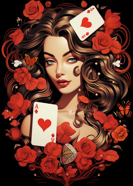 Plakat 25x35cm Różany Hazard zdjęcie 1