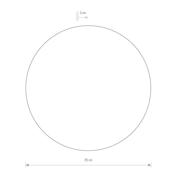 Lampa ścienna Ring 10353 Nowodvorski LED 13W 3000K circle brązowa zdjęcie 2