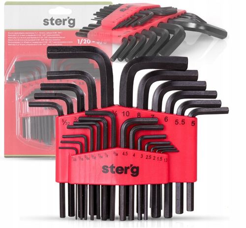 KLUCZE IMBUSOWE METRYCZNE IMBUSY ZESTAW 25 szt na Arena.pl