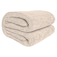 Koc 160x200 beż Tago dwustronny miękki idealny na prezent ciepły