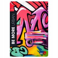 BE MORE ZESZYT A4 URBAN KRATKA 72 100 G. A'10