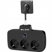 PRZEDŁUŻACZ ROZDZIELACZ ROZGAŁEŹNIK 3 GNIAZDA WŁĄCZNIK LISTWA 10CM