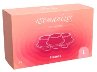 womanizer w-heads 3 szt. rozmiar l - wymienne nakładki silikonowe