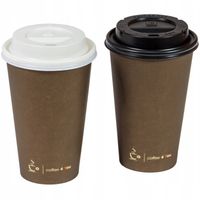 KUBKI PAPIEROWE DO KAWY C4Y 400ML + WIECZKA 50 SZT (do dalszej odsprzedaży)