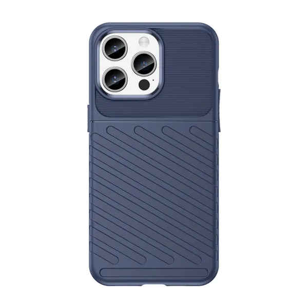 Pancerne etui iPhone 15 Pro Max Thunder Case - niebieskie zdjęcie 1