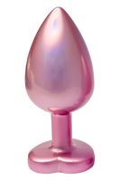 korek analny gleaming love pearl pink plug large dreamtoys