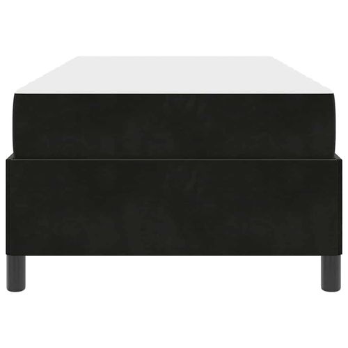 Ramka łóżka Czarny i Biały i Czarny 90 x 200 cm Aksamit na Arena.pl