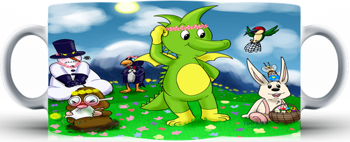 Kubek ceramiczny Tabaluga na Arena.pl