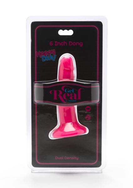 Happy Dicks Dong 6 Inch Pink zdjęcie 2