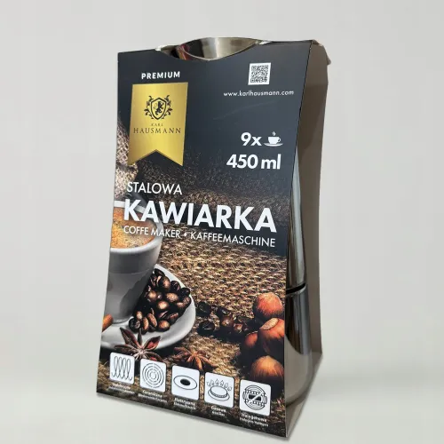 KAWIARKA STAL NIERDZEWNA ZAPARZACZ DO KAWY KAFETERKA WŁOSKA MOKA NA 9 KAWY na Arena.pl