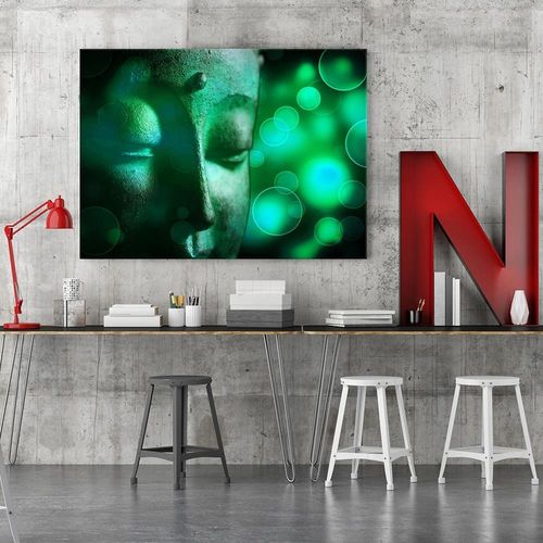 Obraz na płótnie - Canvas, Twarz Buddy koła 3 60x40 na Arena.pl