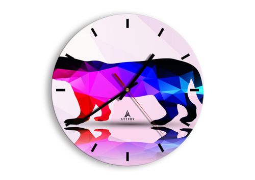 Zegar Ścienny - Pantera Rysunek - 30X30 Cm - C3Ar30X30-2808 na Arena.pl