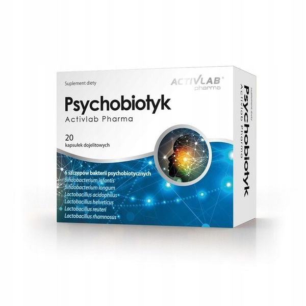 Psychobiotyk probiotyk 20 kaps. Activlab zdjęcie 1