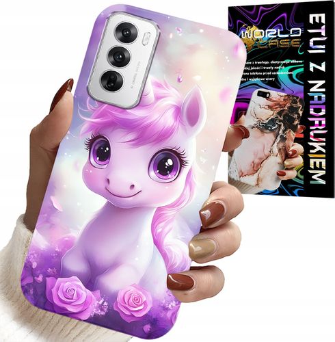 ETUI DO OPPO RENO12 5G - SŁODKI JEDNOROŻEC, WZORY DLA DZIECI CASE na Arena.pl