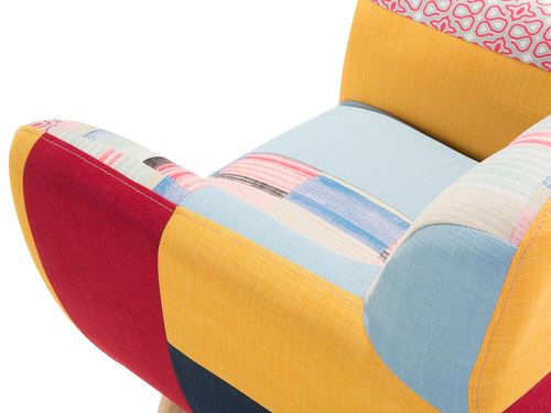 Fotel Patchwork Wielokolorowy Melby na Arena.pl