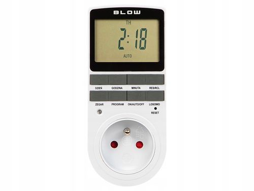 PROGRAMATOR CZASOWY WŁĄCZNIK WYŁĄCZNIK LCD CYFROWY HARMONOGRAM POLSKIE MENU na Arena.pl