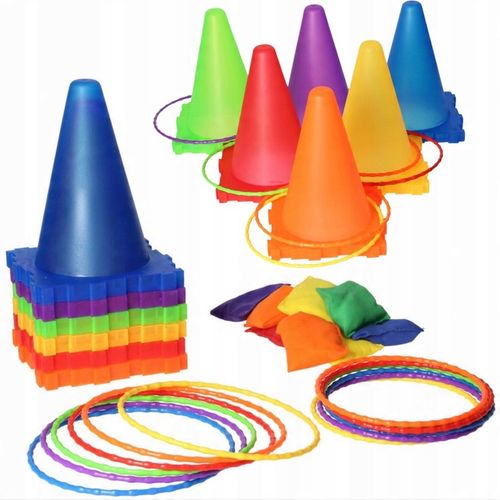 GRA ZRĘCZNOŚCIOWA RZUT DO CELU 3w1 PACHOŁKI OBRĘCZE WORECZKI 30 ELE WOOPIE na Arena.pl