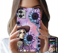 ETUI DO MOTOROLA G32 - KOBIETA W SŁONECZNIKACH, KOBIECE WZORY