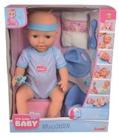 Lalka bobas Simba New Born Baby wielokolorowa 43 cm z akcesoriami