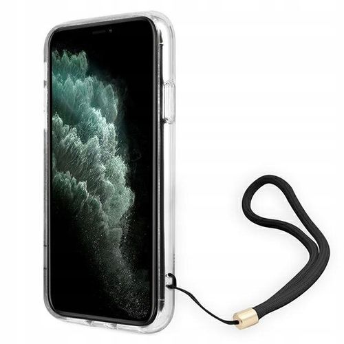 Guess Etui do iPhone 11 brązowy hardcase 4G Print na Arena.pl