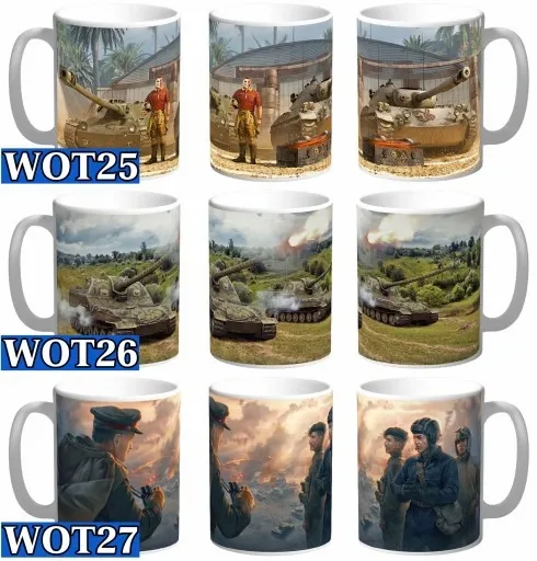 Kubek World of Tanks War Thunder + IMIĘ i KARTONIK zdjęcie 2