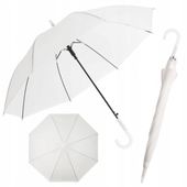 Parasol biały ślubna parasolka automatyczny duży xxl składany elegancki