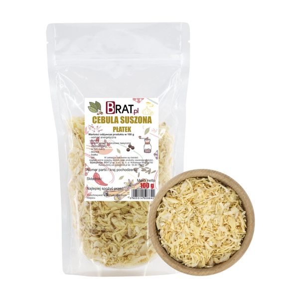 Cebula suszona płatek 100g zdjęcie 1