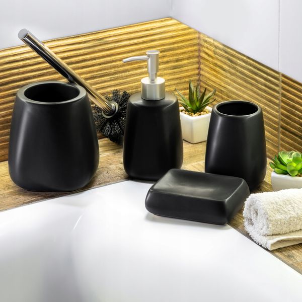 KUBEK NA SZCZOTECZKĘ PASTĘ DO ŁAZIENKI CERAMICZNY zdjęcie 3