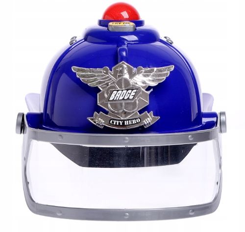 KASK POLICYJNY Z EFEKTAMI DŹWIĘKOWYMI ŚWIETLNYMI HEŁM MAŁY POLICJANT na Arena.pl