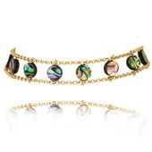 choker z muszlą abalone z kolekcji dalila (c22/vip/82au)