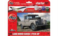 2 x Model do sklejania Land Rover Zestaw Starter Set Farby Pędzel Klej Airf