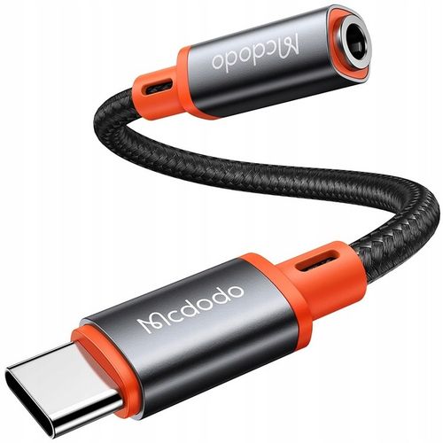 MCDODO ADAPTER USB-C MINI JACK 3,5MM PRZEJŚCIÓWKA KABEL AUX DO SAMSUNG DAC na Arena.pl