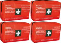 APTECZKA SAMOCHODOWA CAŁA EUROPA + USTNIK DIN13164 x 4 szt