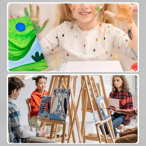 PŁÓTNO MALARSKIE DO MALOWANIA PODOBRAZIE BAWEŁNIANE 10szt 24x30 cm zestaw na Arena.pl