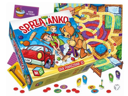 Sprzątanko gra planszowa 3D Multigra GR0294 na Arena.pl